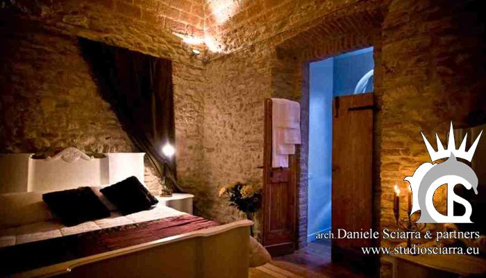 Una suite in una location antica del castello